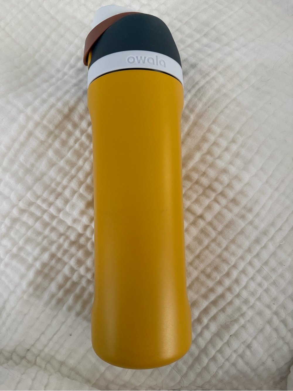 Owala Mustard Yellow Stainless Steel Water Bottle